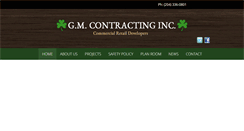 Desktop Screenshot of gmcontractinginc.net